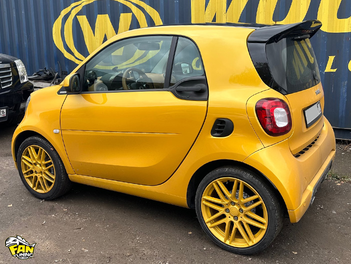 Спойлер Брабус (Brabus) на заднюю дверь Смарта Форту (Smart ForTwo) 453 2014+